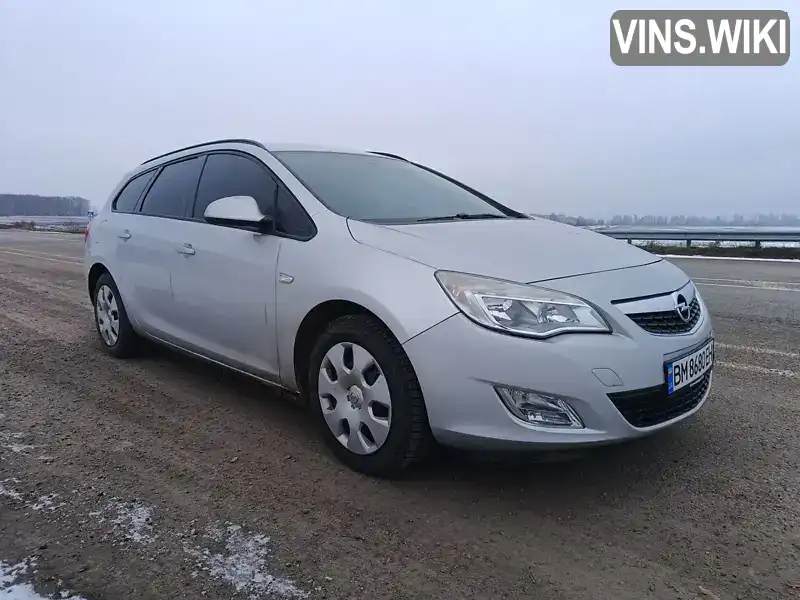 W0LPD8EG1B8125034 Opel Astra 2011 Універсал 1.69 л. Фото 3