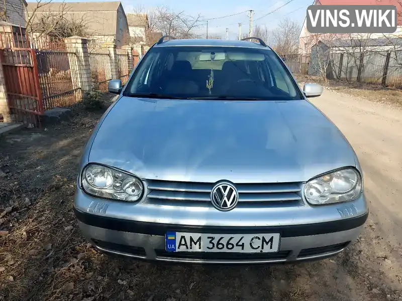 Универсал Volkswagen Golf 2002 1.6 л. Ручная / Механика обл. Житомирская, Ружин - Фото 1/9