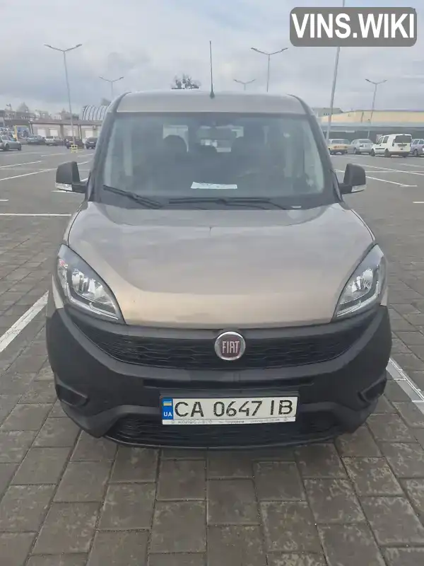 Минивэн Fiat Doblo 2018 1.3 л. Ручная / Механика обл. Черкасская, Черкассы - Фото 1/5