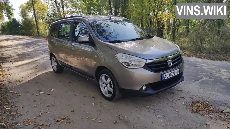 UU1JSDCL546979321 Dacia Lodgy 2012 Мінівен 1.46 л. Фото 1