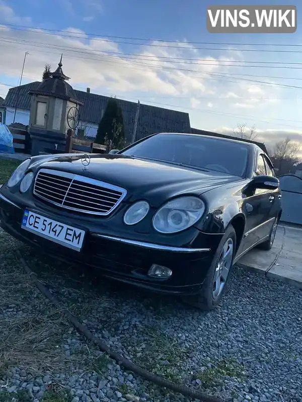 Седан Mercedes-Benz E-Class 2003 2.7 л. Автомат обл. Черновицкая, Кельменцы - Фото 1/13