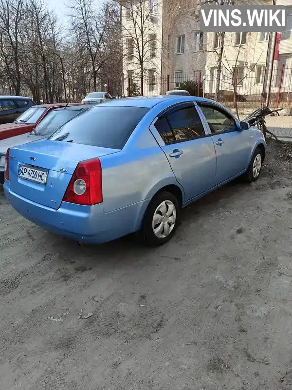 Седан Chery Elara 2007 1.97 л. Ручна / Механіка обл. Запорізька, Запоріжжя - Фото 1/11