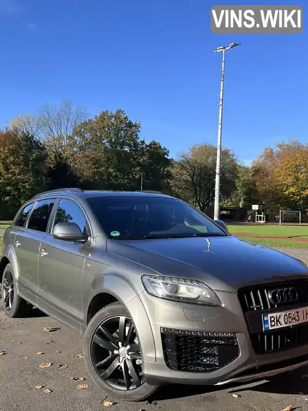 Позашляховик / Кросовер Audi Q7 2014 2.97 л. Автомат обл. Рівненська, Сарни - Фото 1/8