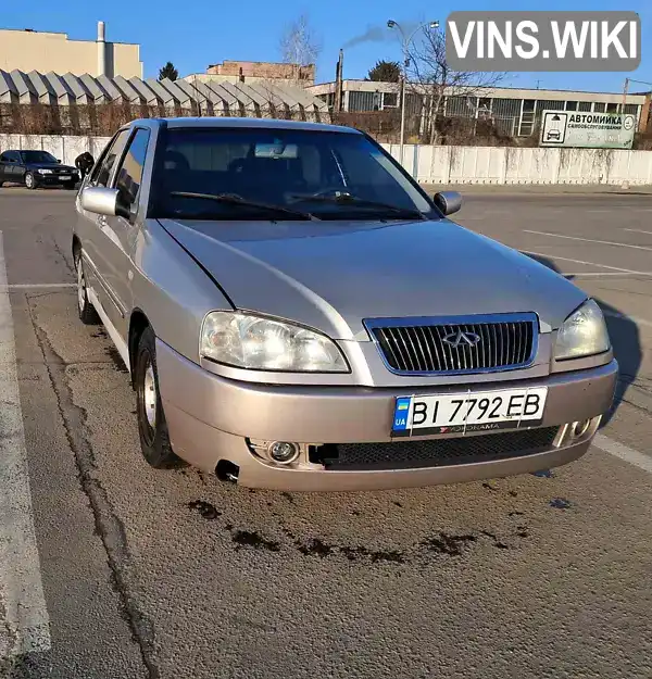 Y6DDA11A08D193773 Chery Amulet 2008 Седан 1.6 л. Фото 1