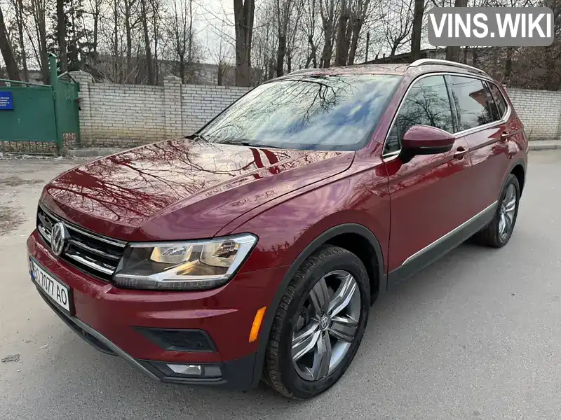 3VV3B7AX2LM075412 Volkswagen Tiguan 2019 Позашляховик / Кросовер 1.98 л. Фото 2