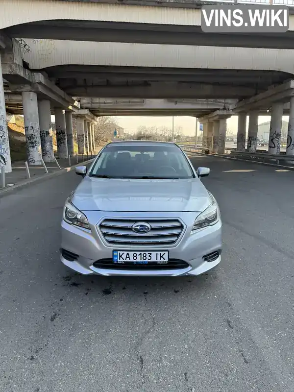 4S3BNAC64F3069572 Subaru Legacy 2015 Седан 2.5 л. Фото 1