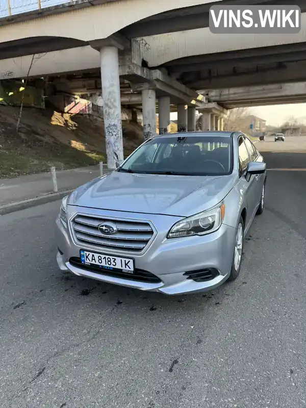 4S3BNAC64F3069572 Subaru Legacy 2015 Седан 2.5 л. Фото 2