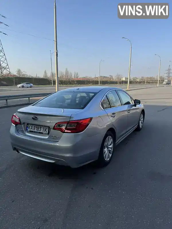 4S3BNAC64F3069572 Subaru Legacy 2015 Седан 2.5 л. Фото 9