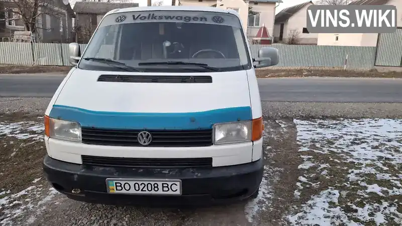 Минивэн Volkswagen Transporter 1998 2.4 л. Ручная / Механика обл. Тернопольская, Борщев - Фото 1/14