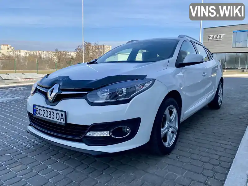 VF1KZ490J55602871 Renault Megane 2016 Универсал 1.5 л. Фото 1