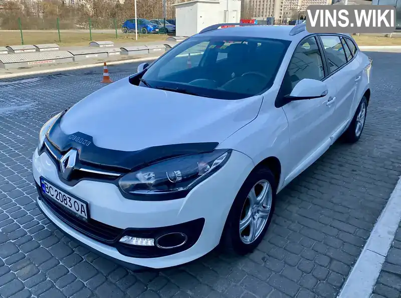 VF1KZ490J55602871 Renault Megane 2016 Универсал 1.5 л. Фото 2