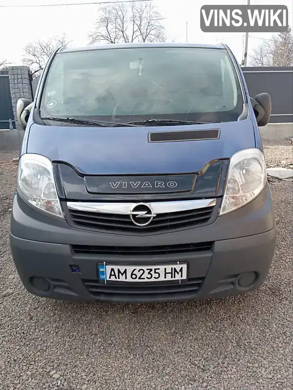 Мінівен Opel Vivaro 2008 2 л. Ручна / Механіка обл. Житомирська, Звягель - Фото 1/18