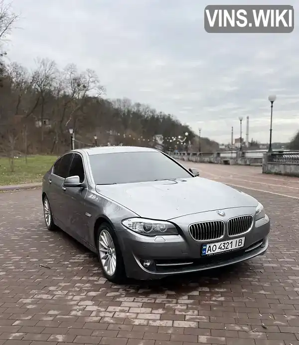 Седан BMW 5 Series 2012 3 л. Автомат обл. Закарпатська, Мукачево - Фото 1/21