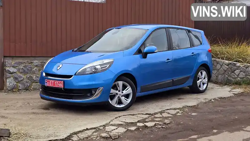 Мінівен Renault Grand Scenic 2012 1.5 л. Ручна / Механіка обл. Полтавська, Полтава - Фото 1/21