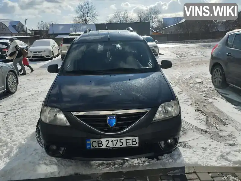 Седан Dacia Logan 2008 1.6 л. Ручна / Механіка обл. Чернігівська, Чернігів - Фото 1/20