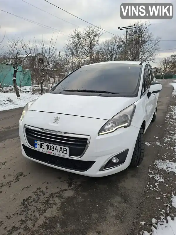 Мікровен Peugeot 5008 2016 1.6 л. Ручна / Механіка обл. Миколаївська, Миколаїв - Фото 1/21