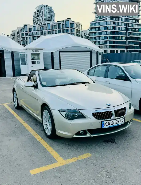 Кабриолет BMW 6 Series 2004 4.4 л. Автомат обл. Киевская, Киев - Фото 1/8