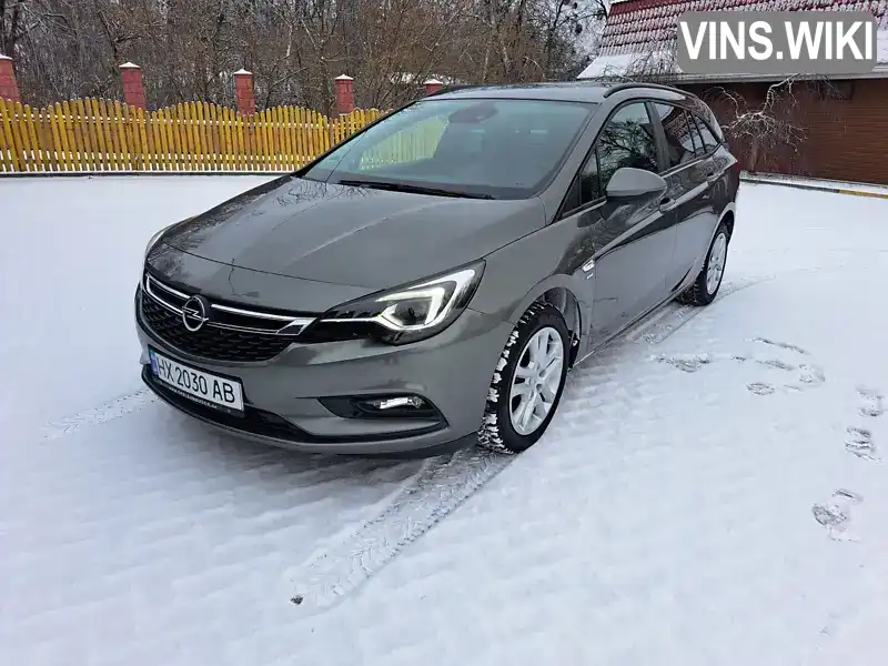 W0VBD8EF1K8000396 Opel Astra 2018 Универсал 1.6 л. Фото 2