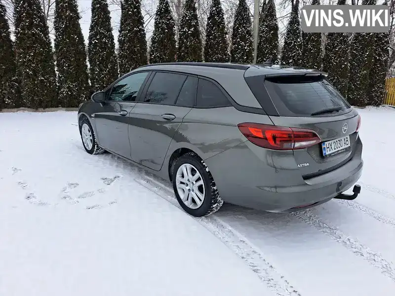 W0VBD8EF1K8000396 Opel Astra 2018 Универсал 1.6 л. Фото 9