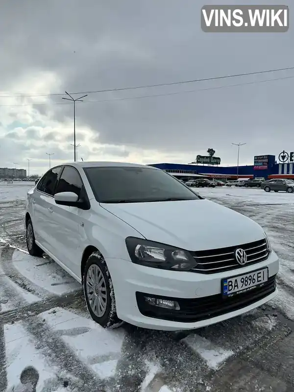 Седан Volkswagen Polo 2018 1.4 л. Ручна / Механіка обл. Кіровоградська, Кропивницький (Кіровоград) - Фото 1/10