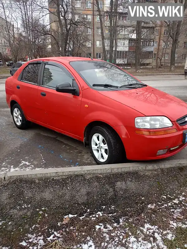 Седан Chevrolet Aveo 2004 1.5 л. Ручная / Механика обл. Винницкая, Винница - Фото 1/11