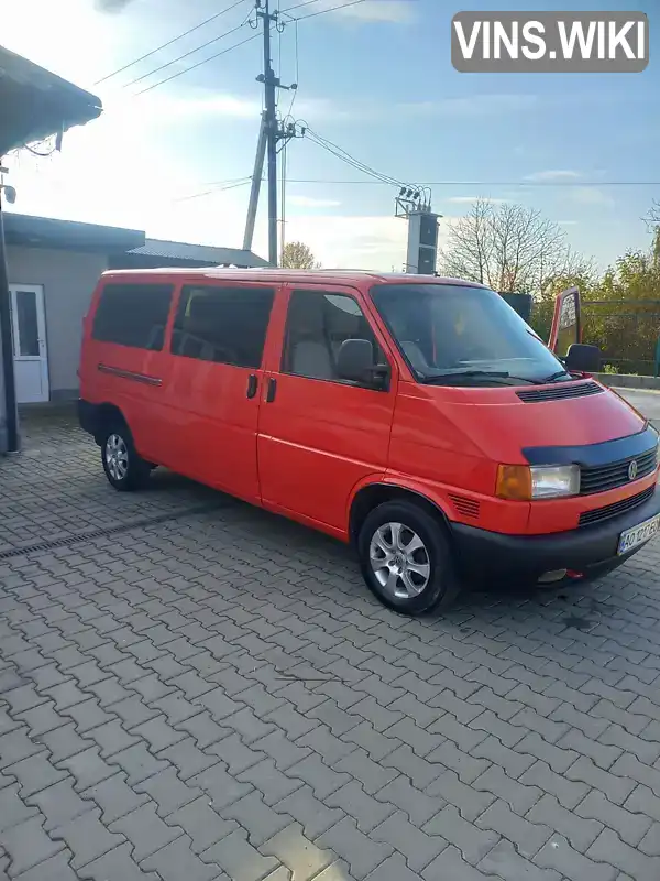 Мінівен Volkswagen Transporter 1999 2.5 л. Ручна / Механіка обл. Закарпатська, Ужгород - Фото 1/12