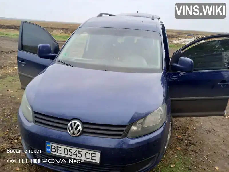 Мінівен Volkswagen Caddy 2012 1.6 л. Ручна / Механіка обл. Миколаївська, Миколаїв - Фото 1/12