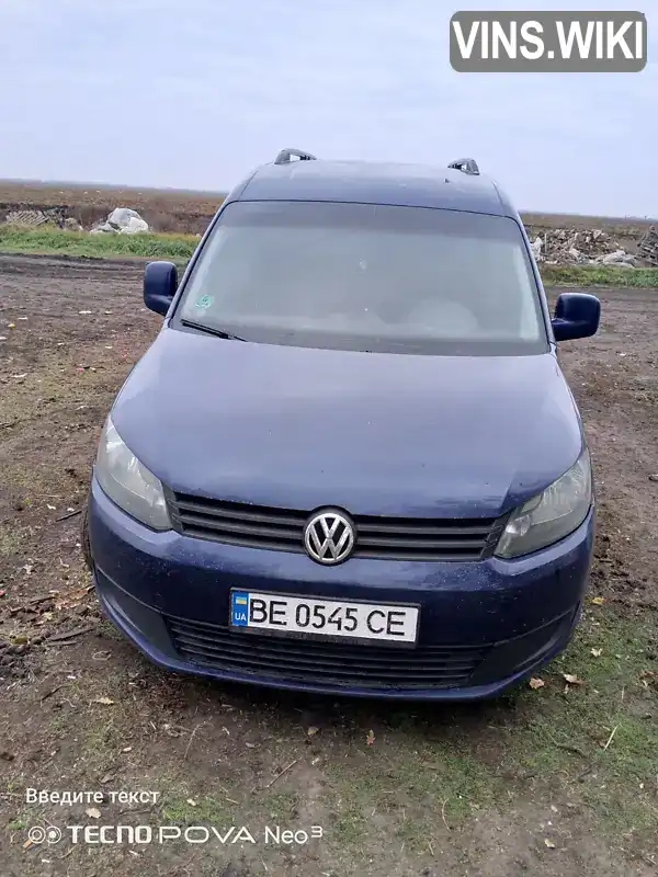 WV2ZZZ2KZDX061509 Volkswagen Caddy 2012 Минивэн 1.6 л. Фото 2