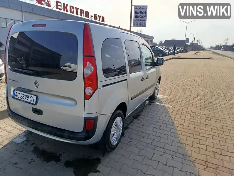 VF1KW25B546792393 Renault Kangoo 2012 Мінівен 1.46 л. Фото 2