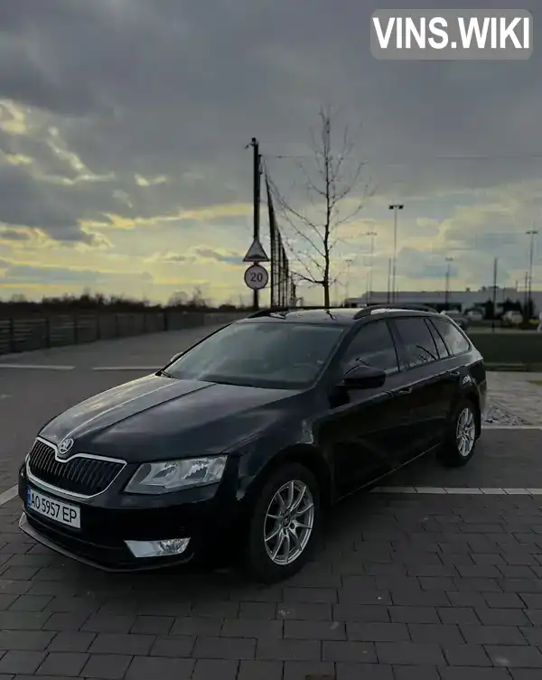 TMBJG7NE2E0196933 Skoda Octavia 2014 Универсал 1.6 л. Фото 2