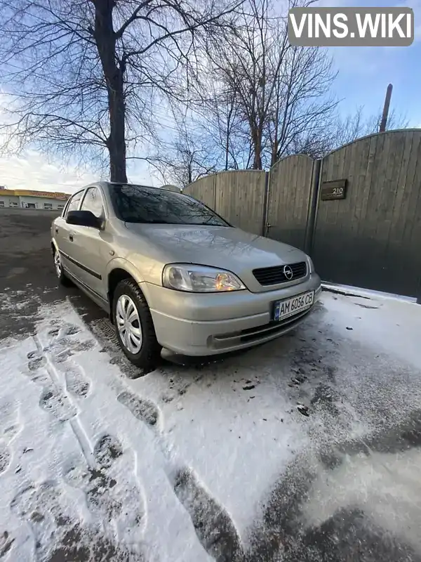 Y6D0TGF696X003313 Opel Astra 2005 Седан 1.36 л. Фото 2