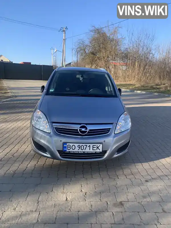 W0L0AHM75AG027502 Opel Zafira 2009 Мінівен 1.69 л. Фото 4