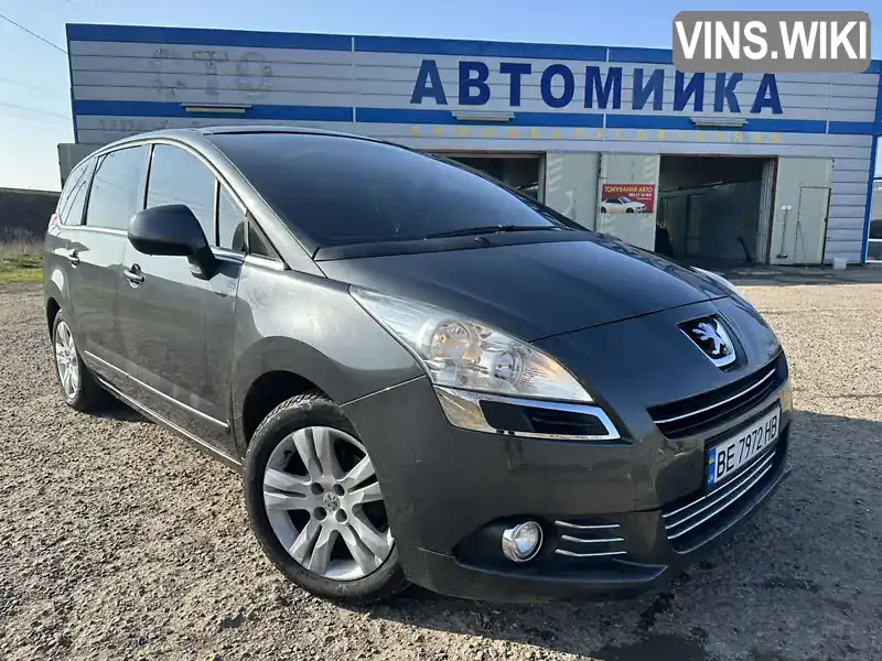 Мікровен Peugeot 5008 2010 1.56 л. Ручна / Механіка обл. Миколаївська, Вознесенськ - Фото 1/10