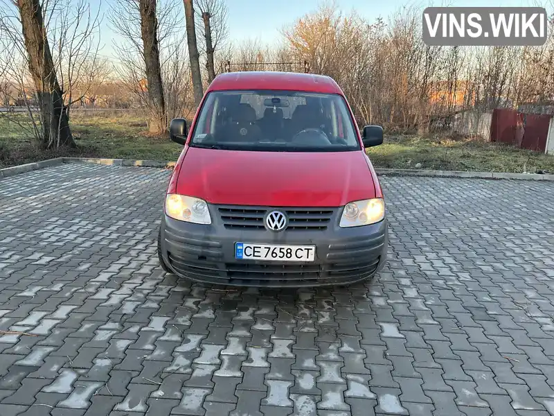 Мінівен Volkswagen Caddy 2008 1.6 л. Ручна / Механіка обл. Чернівецька, Кіцмань - Фото 1/16