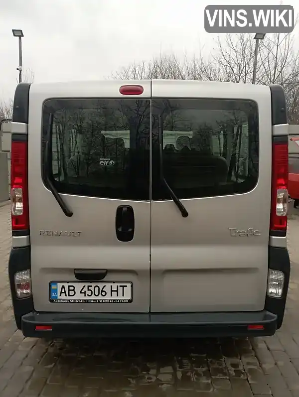 VF1JLBHB68V330393 Renault Trafic 2008 Мінівен  Фото 2