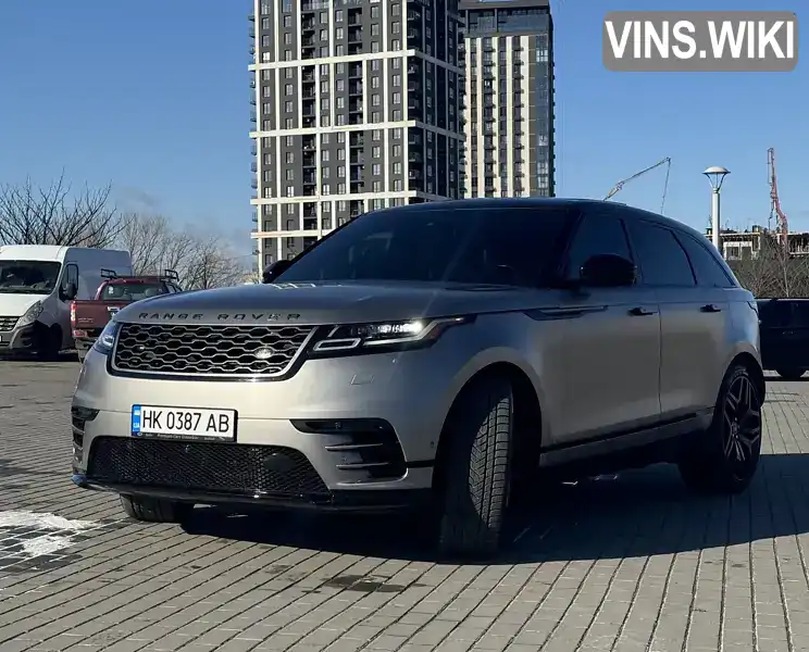 SALYM2RV5JA732243 Land Rover Range Rover Velar 2017 Позашляховик / Кросовер 3 л. Фото 1