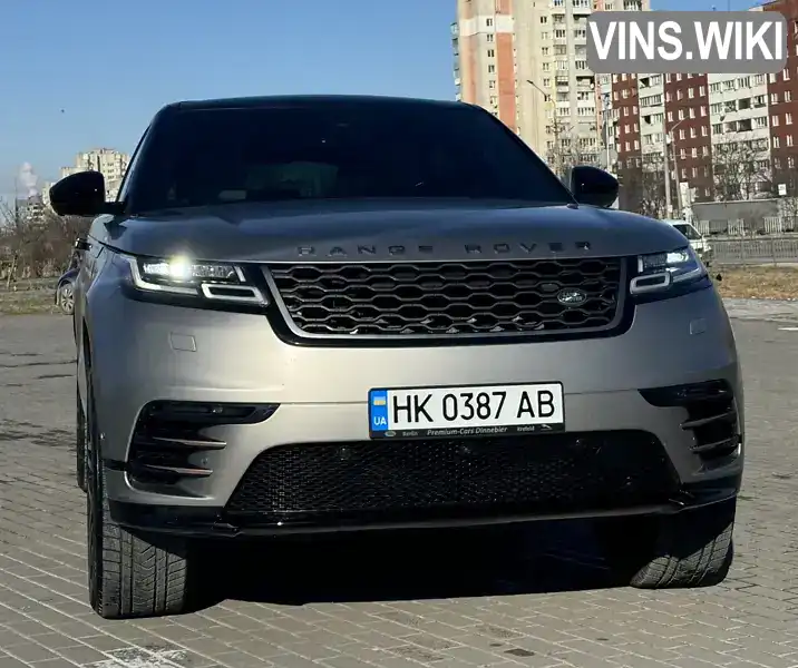 SALYM2RV5JA732243 Land Rover Range Rover Velar 2017 Позашляховик / Кросовер 3 л. Фото 2