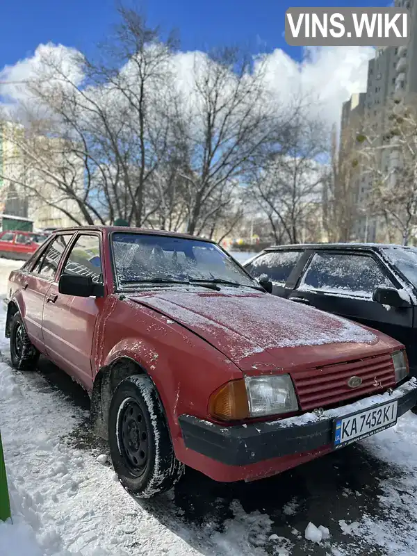 Хетчбек Ford Escort 1985 1.6 л. Ручна / Механіка обл. Київська, Київ - Фото 1/6