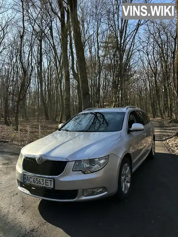 Универсал Skoda Superb 2010 2 л. Автомат обл. Волынская, Луцк - Фото 1/17