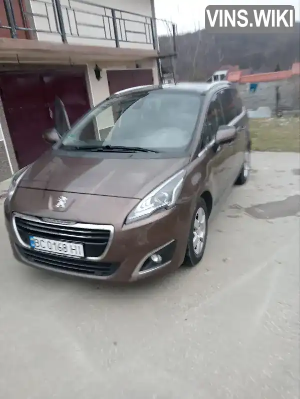 Микровэн Peugeot 5008 2014 1.56 л. Автомат обл. Львовская, Львов - Фото 1/12