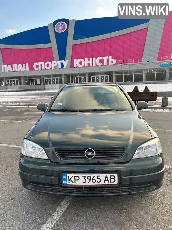 W0L0TGF08Y5226875 Opel Astra 2000 Хэтчбек 1.39 л. Фото 1