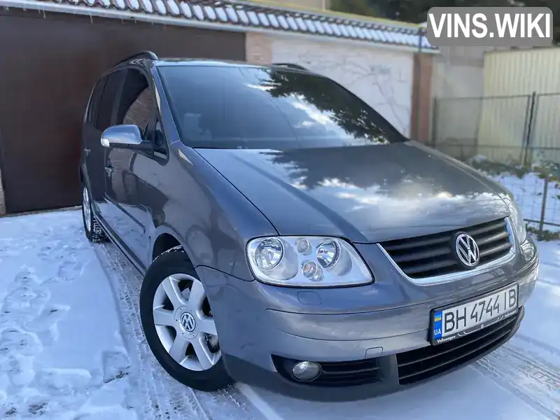 Минивэн Volkswagen Touran 2006 1.97 л. Автомат обл. Одесская, Одесса - Фото 1/21