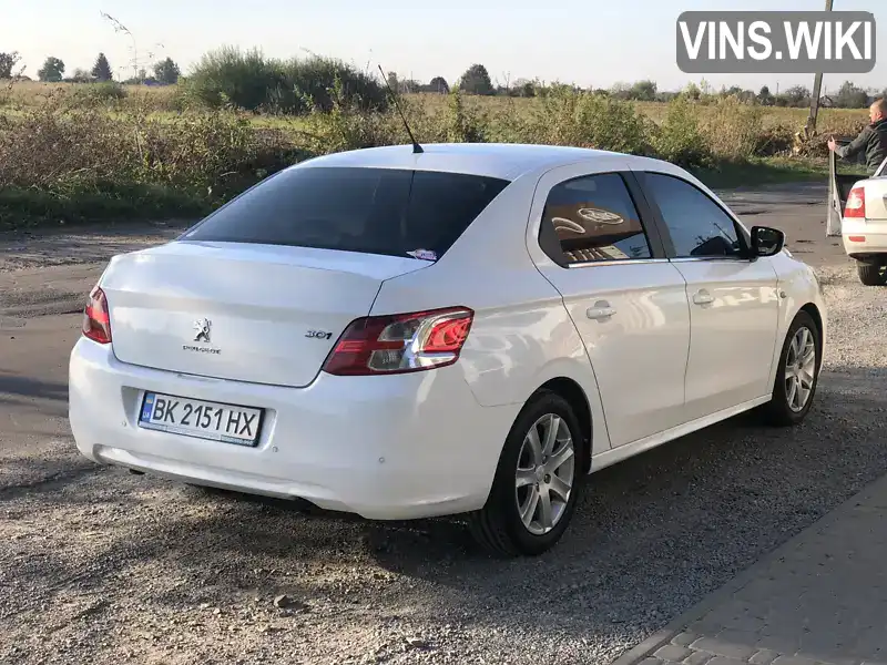 Седан Peugeot 301 2016 1.59 л. Автомат обл. Ровенская, Ровно - Фото 1/21