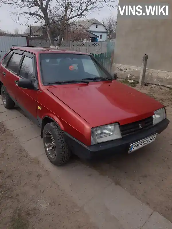 Хетчбек ВАЗ / Lada 2109 1991 1.29 л. обл. Житомирська, Малин - Фото 1/7