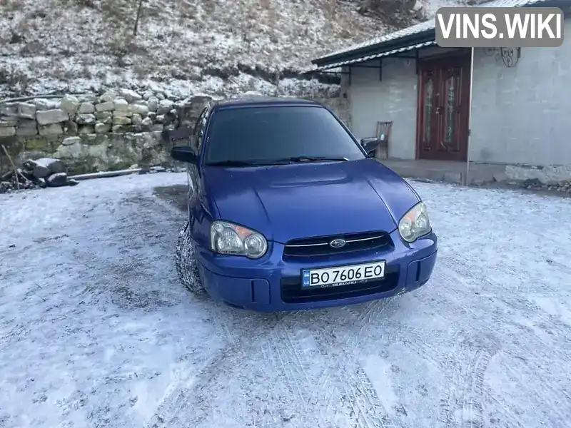 Седан Subaru Impreza 2003 2 л. Автомат обл. Тернопольская, Кременец - Фото 1/21