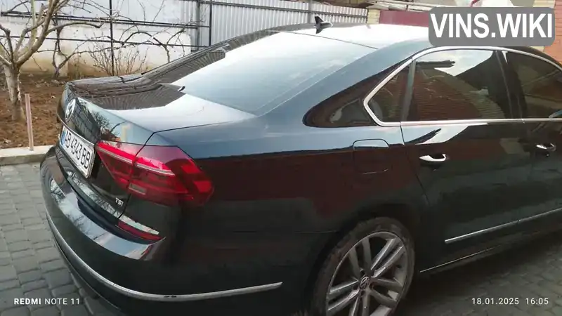 1VWDT7A35HC043640 Volkswagen Passat 2016 Седан 1.8 л. Фото 2