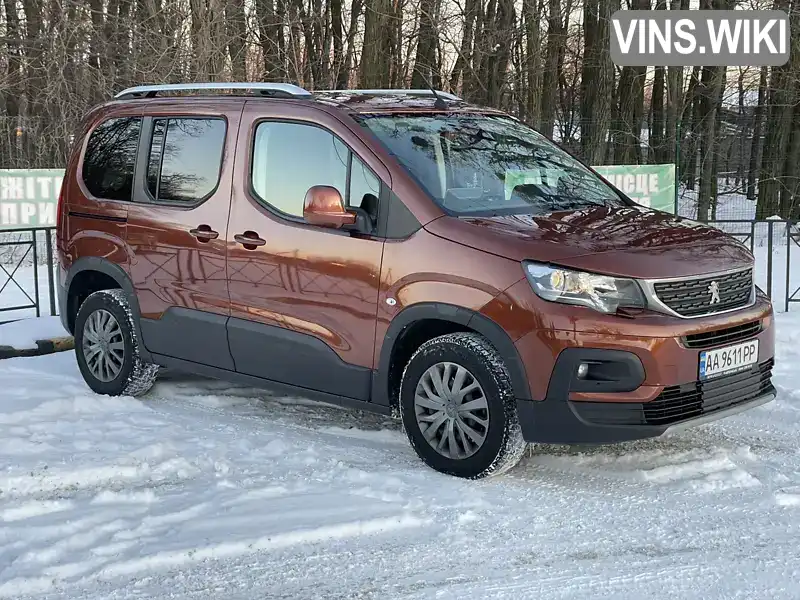 Мінівен Peugeot Rifter 2019 1.5 л. Автомат обл. Київська, Київ - Фото 1/19