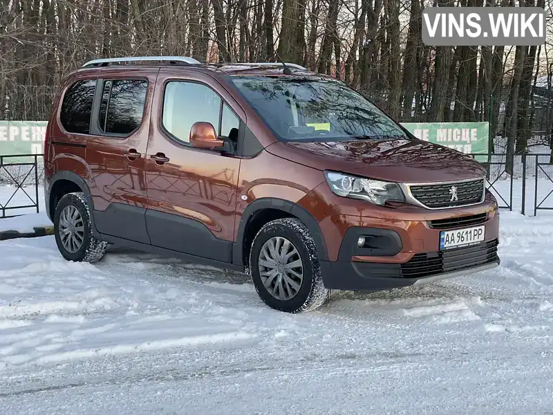 VR3ECYHZRKJ852865 Peugeot Rifter 2019 Минивэн 1.5 л. Фото 2