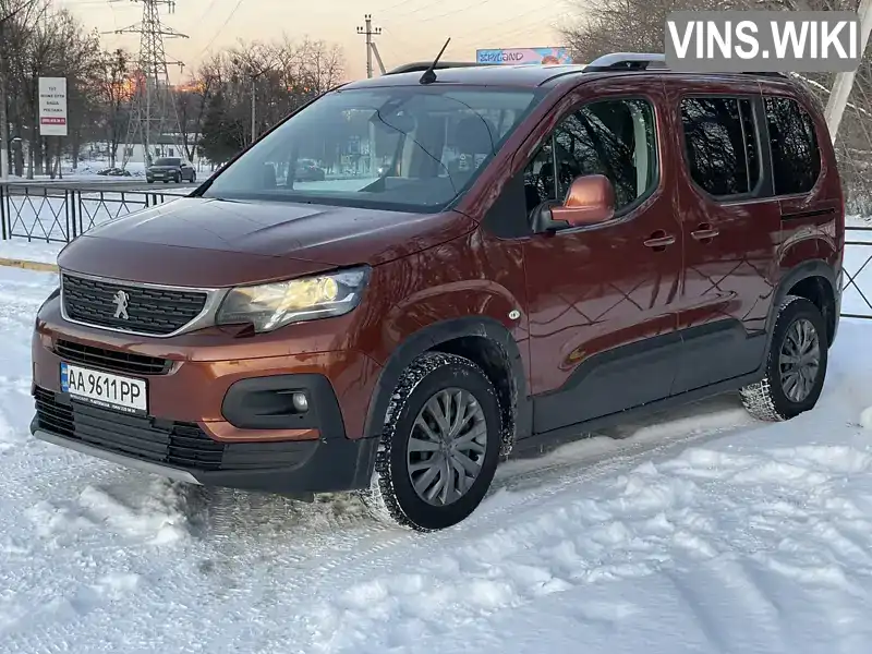 VR3ECYHZRKJ852865 Peugeot Rifter 2019 Мінівен 1.5 л. Фото 3