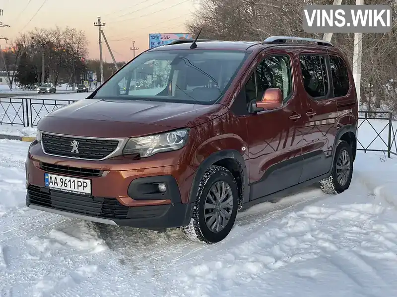 VR3ECYHZRKJ852865 Peugeot Rifter 2019 Мінівен 1.5 л. Фото 5